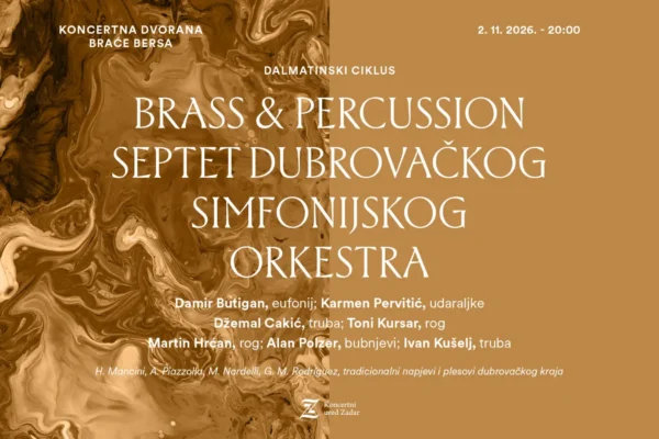 Brass & Percussion Septet Dubrovačkog simfonijskog orkestra na koncertu Od Buenos Airesa do Dubrovnika