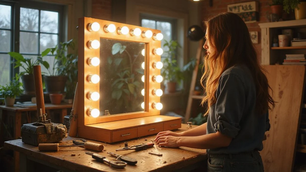 ✨ Dugotrajni rezultati: Savjeti za održavanje i DIY stolić za šminkanje (vanity) s ugrađenom Hollywood rasvjetom