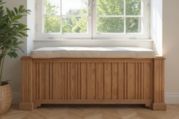 🏡 Dom i Vrt projekt: Izrada drvene maske za radijator s dodatnim prostorom za sjedenje