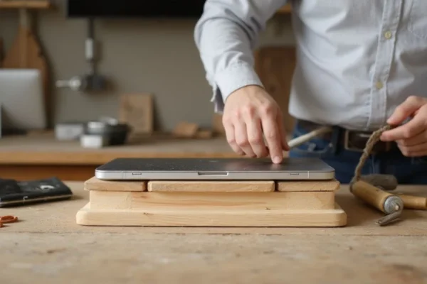 🏡 Dom i Vrt projekt: Izrada drvenog stalka za laptop s ugrađenom ventilacijom