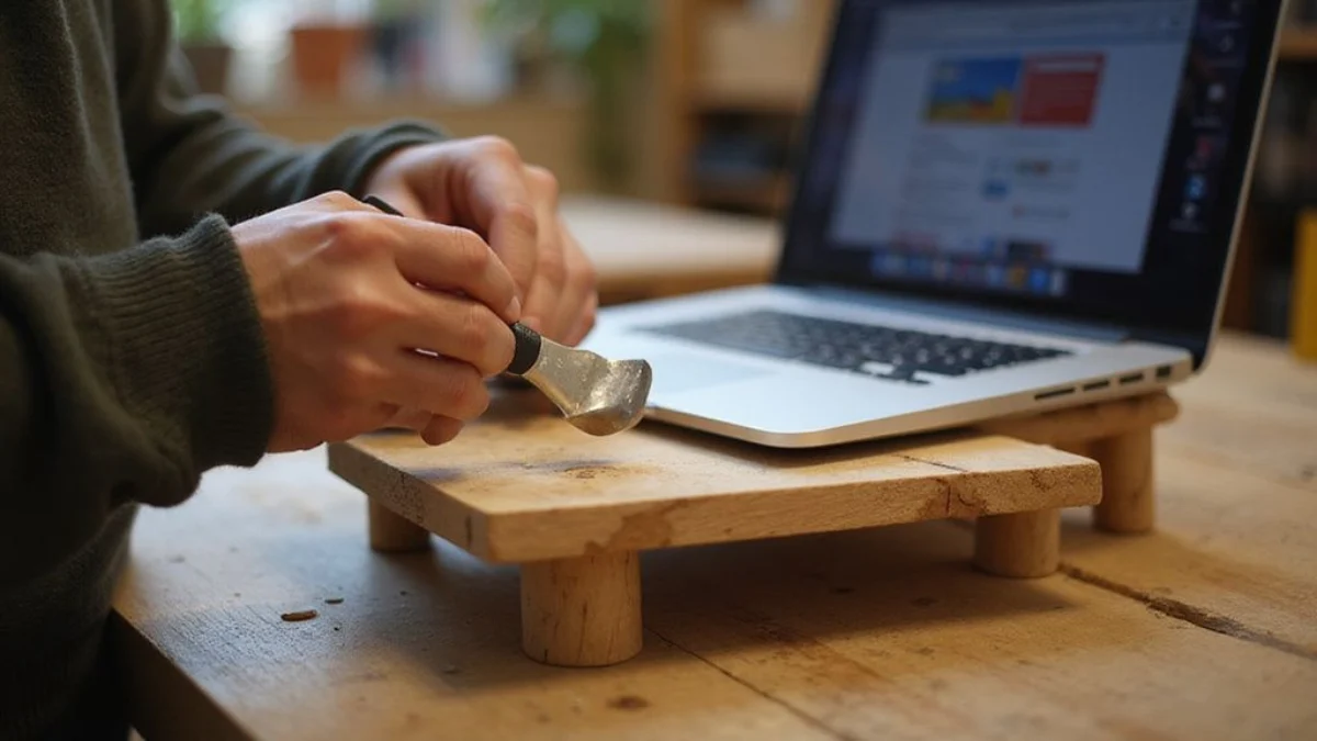 🛠️ Priprema za rad: Što vam je sve potrebno za Izrada drvenog stalka za laptop s ugrađenom ventilacijom
