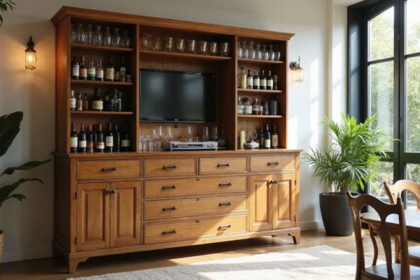 🏡 Dom i Vrt projekt: Kako napraviti elegantan kućni bar od starog TV ormarića