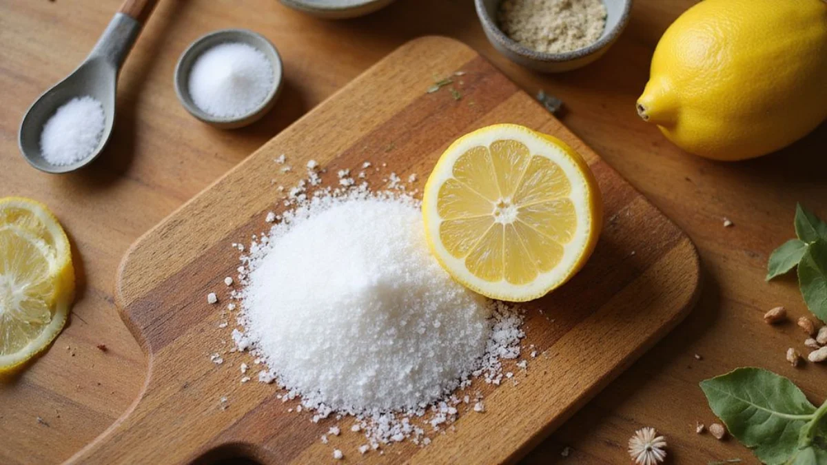 🥣 Sastojci i priprema u kuhinji: ciscenje drvene daske