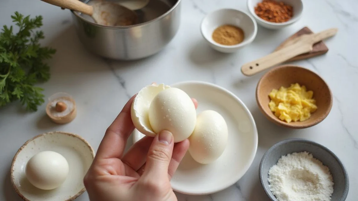 🥣 Sastojci i priprema u kuhinji: kako oguliti kuhana jaja