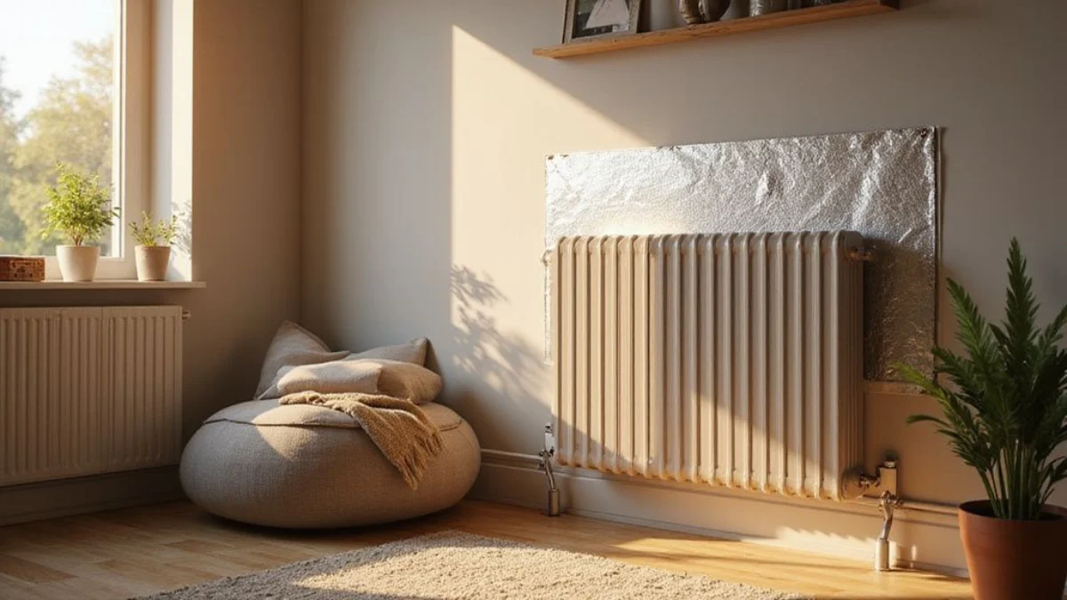 🏡 Dom i Vrt projekt: Kako postaviti reflektirajuću foliju iza radijatora za niže račune grijanja