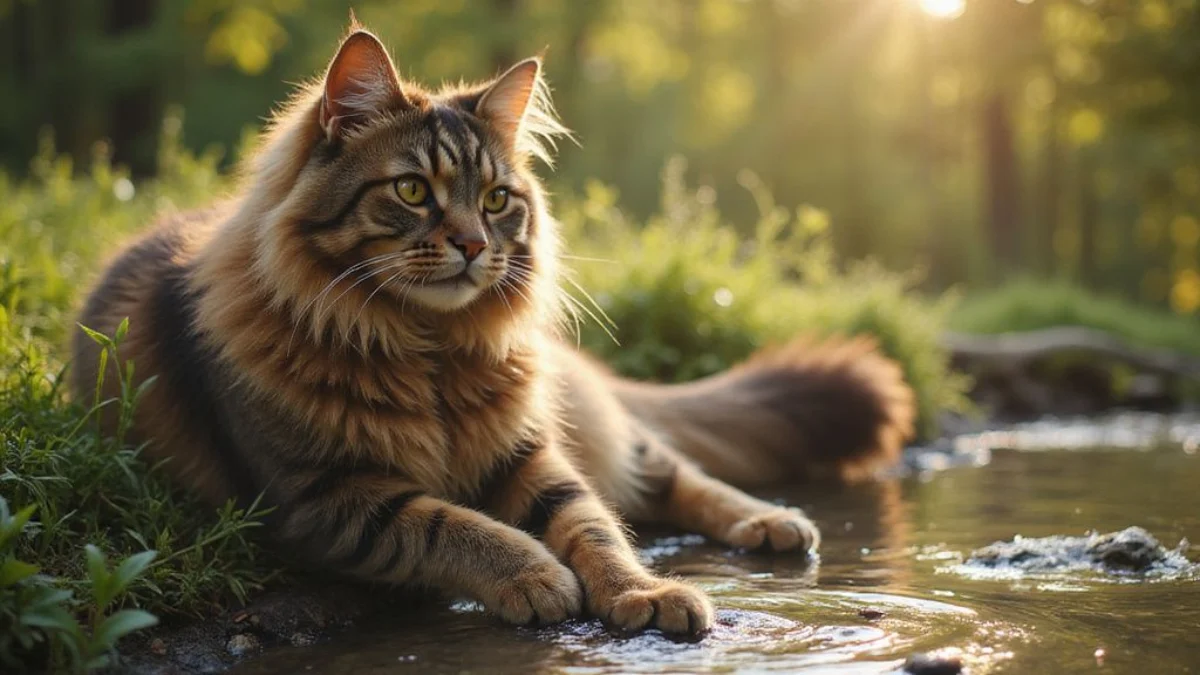 ✨ Dresura i sretan život: Maine Coon mačka