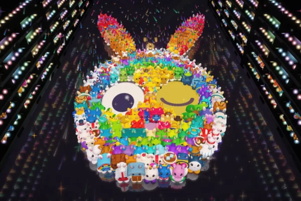 Sort The Bunnies prikazuje police pune kolekcionarskih figurica zečića koje igrači organiziraju u trgovini