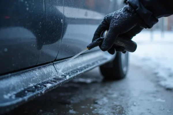 🚗 Auto savjet: Trik kako otvoriti zaleđena vrata automobila bez čupanja gume pomoću silikonskog spreja