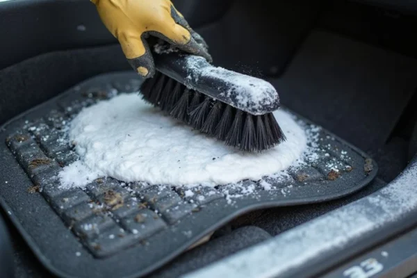 🚗 Auto savjet: Trik za pranje auto tepiha od tvrdokorne prljavštine pomoću pjene za brijanje i četke
