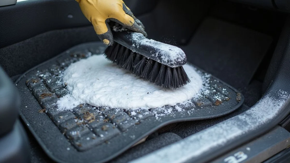 🚗 Auto savjet: Trik za pranje auto tepiha od tvrdokorne prljavštine pomoću pjene za brijanje i četke