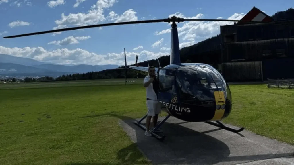 ukradeni helikopter Robinson R44 OE-XHK