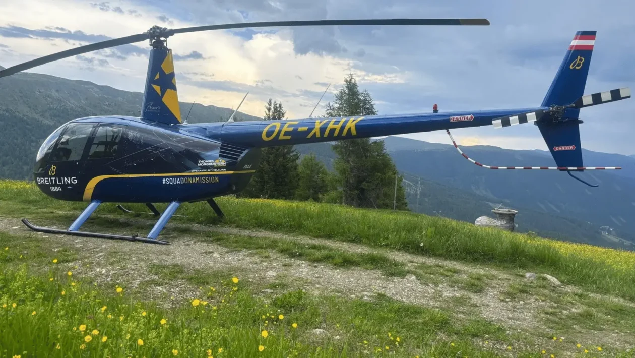 ukradeni helikopter Robinson R44 OE-XHK
