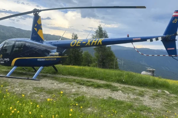 ukradeni helikopter Robinson R44 OE-XHK