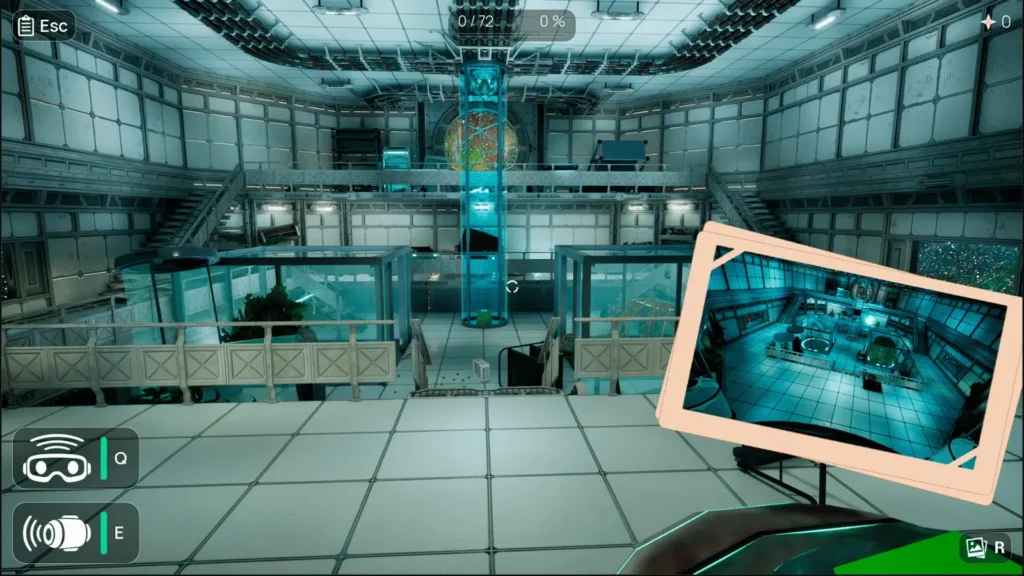 Robot obnavlja uništenu prostoriju vraćajući namještaj i predmete unatrag kroz vrijeme u igri Unmess Co Rewind the Wreck